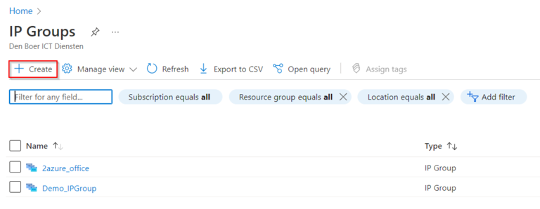IP Groups in Azure Firewall | 2 Azure