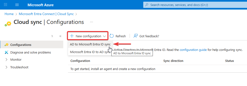 How to setup Microsoft Entra Connect Cloud Sync (manual) | 2 Azure